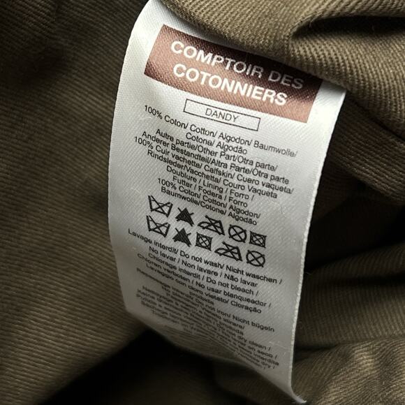 Comptoir Des Cotonniers Dandy Canvas & Leather Doctor's Bag Clam Shell Opening - Picture 11 of 12